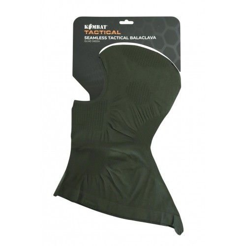 Seamless Tactical Balaclava - Olive Green, Stay stealthy and comfortable with the Tactical Balaclava in olive green